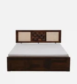 Buy heavy duty sheesham wood king size bed with storage online at best price in india - Image 9