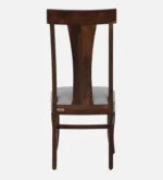 Heritage Solid Sheesham Wood 4 Seater Dining Table Set with Cushioned Chairs - Image 3