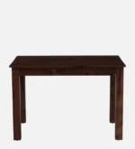 Heritage Solid Sheesham Wood 4 Seater Dining Table Set with Cushioned Chairs - Image 7