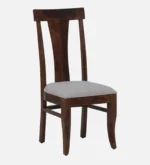 Heritage Solid Sheesham Wood 4 Seater Dining Table Set with Cushioned Chairs - Image 4