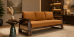 Chetan Sheesham Wood 3 Seater Sofa