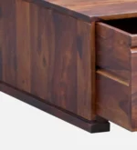 Acacia Live Edge Slab Coffee Table with Iron Hairpin Legs - Image 7