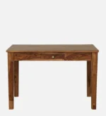 Aenvira Solid Sheesham Wood 4 Seater Dining Table Set in Elegant Natural Tone - Image 4