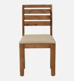 Aenvira Solid Sheesham Wood 4 Seater Dining Table Set in Elegant Natural Tone - Image 3