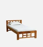 Aonlora Wooden Single Bed with Elegant Appearance and Strong Base in Natural Tone - Image 3