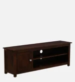 Ashford Sheesham Wood Media Console in Scratch Resistant Honey Oak Finish - Image 6
