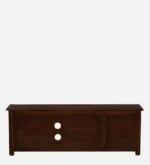 Ashford Sheesham Wood Media Console in Scratch Resistant Honey Oak Finish - Image 8
