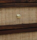 Ashton Sheesham Wood Bedside Table in Honey Oak Finish - Image 2