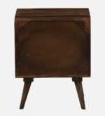 Ashton Sheesham Wood Bedside Table in Honey Oak Finish - Image 3