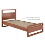 Ava Sheesham Wood Single Bed In Provincial Teak Finish with Trundle - Image 3