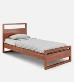 Ava Sheesham Wood Single Bed In Provincial Teak Finish with Trundle - Image 10
