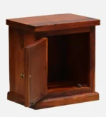 BakAura Minimal Solid Wood Side Table for Bedroom - Image 4