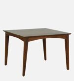 Balvona Solid Wood Dining Table in Earthy Natural Tone - Image 5