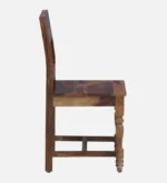 Beltrix Solid Wood Dining Table in Raw Nature Tone - Image 4