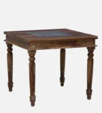 Beltrix Solid Wood Dining Table in Raw Nature Tone - Image 7