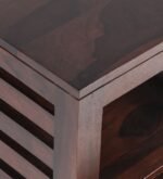 Benvique Elegant Wooden Bedroom Side Table - Image 4