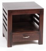 Benvique Elegant Wooden Bedroom Side Table - Image 7