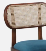 Book Sheesham Wood Dining Chair In Scratch Resistant Provincial Teak Finish - Image 8