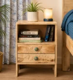 Borvella Premium Sheesham Wood Nightstand for Home Interiors