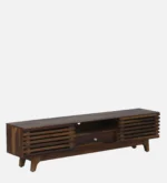 Brentwood Rubberwood TV Stand in Fade Resistant Natural Wenge Finish - Image 11