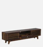 Brentwood Rubberwood TV Stand in Fade Resistant Natural Wenge Finish - Image 7