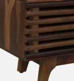 Brentwood Rubberwood TV Stand in Fade Resistant Natural Wenge Finish - Image 12