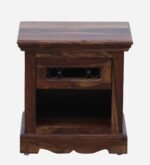CapleEdge Wooden Bedside Table in Natural Finish - Image 3