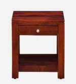 Cerno Solid Wood Bedside Table in Warm Birch Natural Finish - Image 6