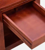 Cerno Solid Wood Bedside Table in Warm Birch Natural Finish - Image 8