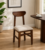 Anya Sheesham Wood Dining Chair In Scratch Resistant Provincial Teak Finish
