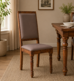 Nain Sheesham Wood Dining Chairs in Honey Oak Finish (Set Of 2)