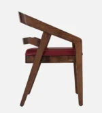 Nain Sheesham Wood Arm Chair In Honey Oak Finish - Image 7
