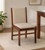 Nain Sheesham Wood Dining Chairs In Honey Oak Finish