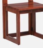 Nain Sheesham Wood Folding Dining Chair In Honey Oak Finish - Image 9