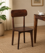 Nain Sheesham Wood Dining Chairs In Provincial Teak Finish