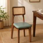 Nain Sheesham Wood Dining Chairs In Scratch Resistant Provincial Teak Finish