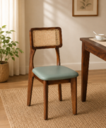 Nain Sheesham Wood Dining Chairs In Scratch Resistant Provincial Teak Finish