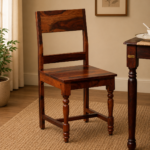 Nain Sheesham Wood Dining Chairs In Honey Oak