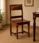 Nain Sheesham Wood Dining Chairs In Honey Oak