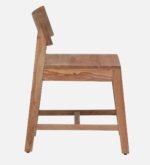Zehan Acacia Wood Dining Chair in Natural Finish - Image 4