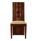 Room Sheesham Wood Dining Chairs in Honey Finish Set Of 2 - Image 5