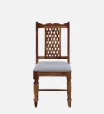 Trisa Sheesham Wood Dining Chairs in Scratch Resistant Honey Oak Finish (Set Of 2) - Image 4