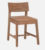 Zehan Acacia Wood Dining Chair in Natural Finish - Image 5
