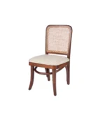 Kosmo Teak Wood Dining Chair In NaturalFinish - Image 4