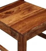 Nain Sheesham Wood Dining Chair In Rustic teak Finish (Set Of 2) - Image 9