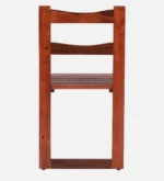 Nain Sheesham Wood Folding Dining Chair In Honey Oak Finish - Image 5