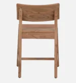 Zehan Acacia Wood Dining Chair in Natural Finish - Image 7