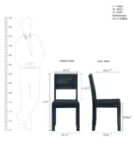 Nain Sheesham Wood Dining Chair In Rustic teak Finish (Set Of 2) - Image 3