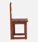 Nain Sheesham Wood Folding Dining Chair In Honey Oak Finish - Image 7