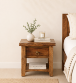 Cravona Solid Wood Side Table